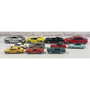 *BRAND NEW* Lot Of 11 Welly Diecast Lotus Audi BMW Missing Mirrors 4.5"